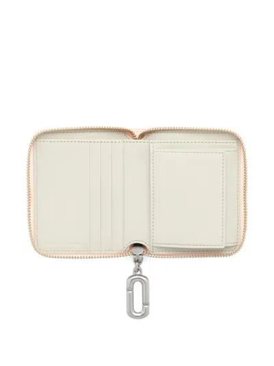 Marc Jacobs The Pop J-marc Compact Wallet In Pink
