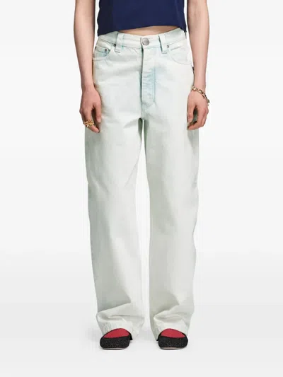 Marc Jacobs Bow Jeans In Blue