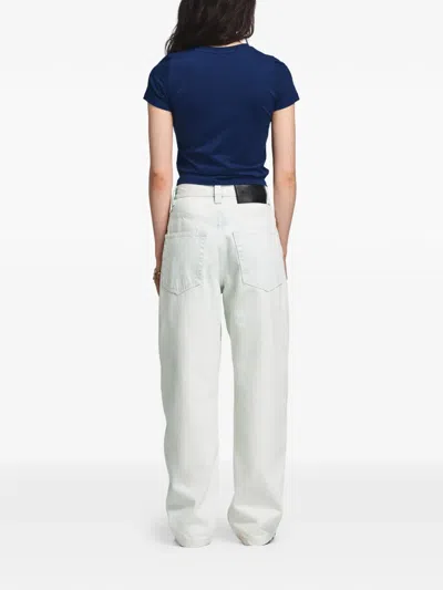 Marc Jacobs Bow Jeans In Blue