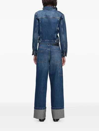 Marc Jacobs Shrunken Denim Jacket In Blue