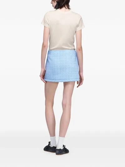 Marc Jacobs Pop J Marc Tweed Skirt In Blue