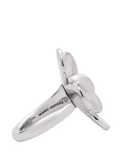 Marc Jacobs Daisy Ring In Metallic