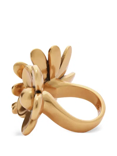Marc Jacobs Daisy Wild Ring In Gold