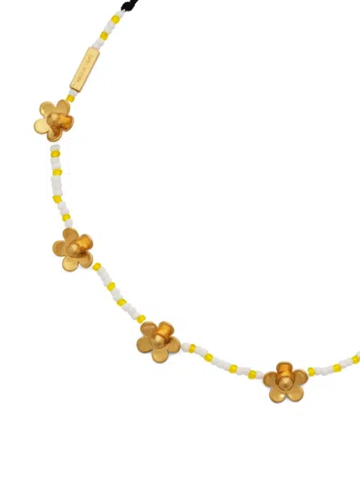 Marc Jacobs Elegant Gold Statement Necklace In Gold