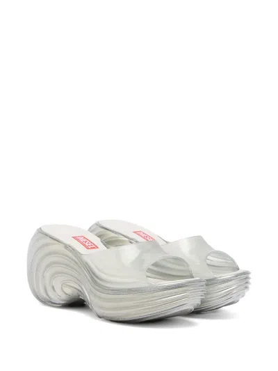 Diesel X Melissa Quantum Platform Sandals In White