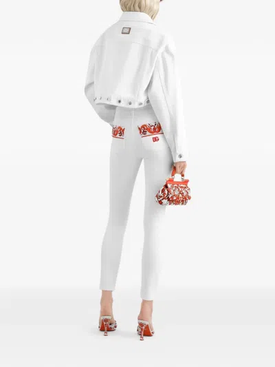Dolce & Gabbana Denim Jacket In White