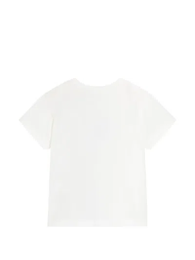 Dolce & Gabbana Jersey T-shirt With Embossed Logo In White