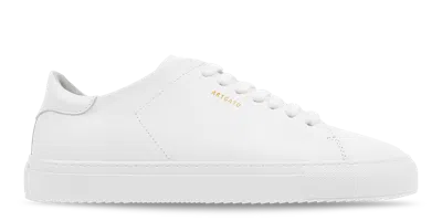Axel Arigato Clean 90 White Sneakers With Printed Logo In Leather Woman