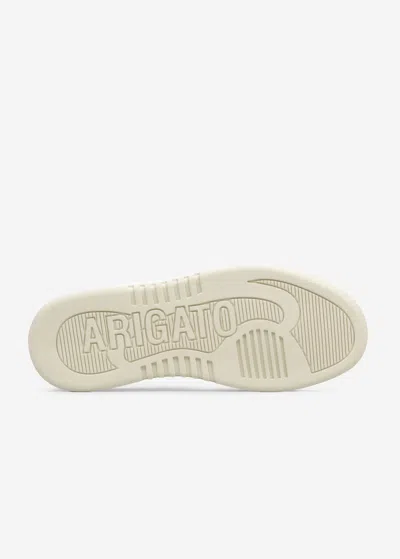 Axel Arigato Dice Lo Embroidered Leather Sneakers In White