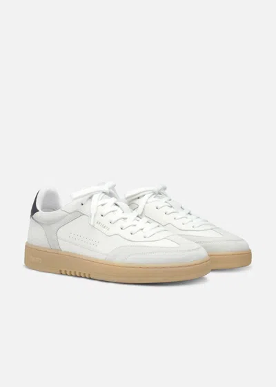 Axel Arigato Dice T-toe White Low Top Sneakers With Logo Patch On The Tongue And Logo Lettering On The Rear In Le