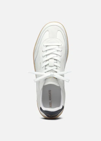 Axel Arigato Dice T-toe White Low Top Sneakers With Logo Patch On The Tongue And Logo Lettering On The Rear In Le