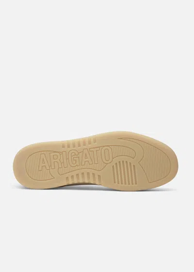 Axel Arigato Dice T-toe White Low Top Sneakers With Logo Patch On The Tongue And Logo Lettering On The Rear In Le