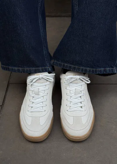Axel Arigato Dice T-toe White Low Top Sneakers With Logo Patch On The Tongue And Logo Lettering On The Rear In Le