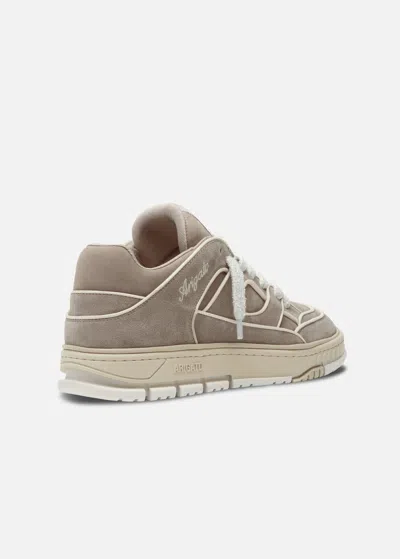Axel Arigato Low-top Nubuck Sneakers With Embroidered Logo In Multi