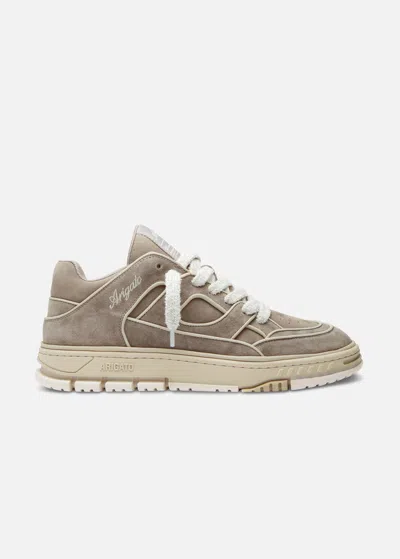 Axel Arigato Low-top Nubuck Sneakers With Embroidered Logo In Multi