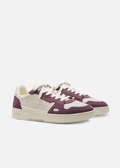 Axel Arigato Women Dice Lo Low-top Suede And Leather Sneakers In Purple