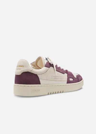 Axel Arigato Women Dice Lo Low-top Suede And Leather Sneakers In Purple