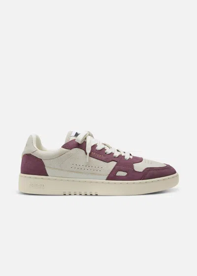 Axel Arigato Women Dice Lo Low-top Suede And Leather Sneakers In Purple