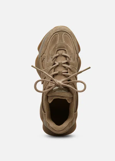 Axel Arigato Eris Beige Low Top Sneakers With Logo Patch On The Tongue In Leather And Fabric Woman In Brown