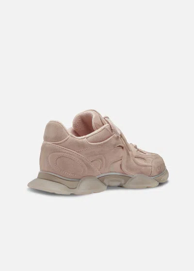 Axel Arigato Suede Panelled Lace-up Sneakers In Pink