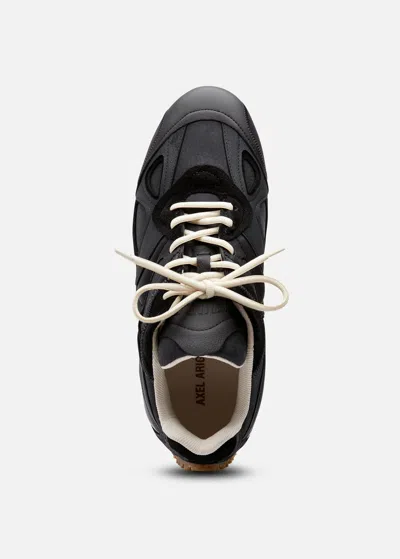 Axel Arigato Black Calf Leather Bos Taurus Low Top Sneakers