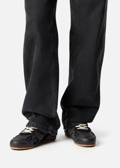Axel Arigato Black Calf Leather Bos Taurus Low Top Sneakers