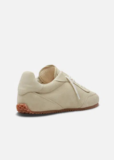 Axel Arigato Daze Runner Beige Sneaker With Logo On The Tongue And Grooved Sole In Suede Man In Neutral