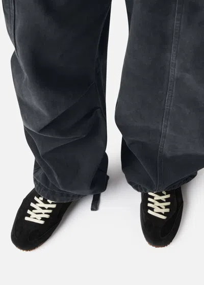 Axel Arigato Daze Runner Black Sneaker With Logo On The Tongue And Grooved Sole In Suede Man