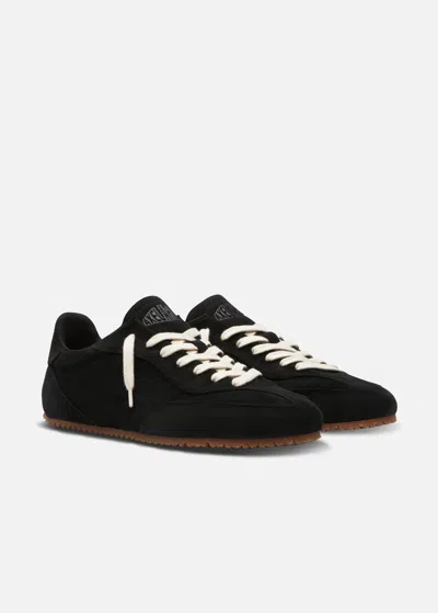 Axel Arigato Daze Runner Black Sneaker With Logo On The Tongue And Grooved Sole In Suede Man