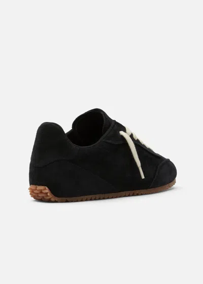 Axel Arigato Suede Low-profile Sneakers With Textured Sole In Black