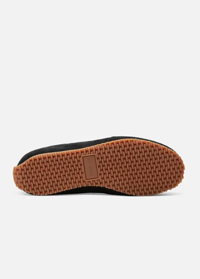 Axel Arigato Suede Low-profile Sneakers With Textured Sole In Black