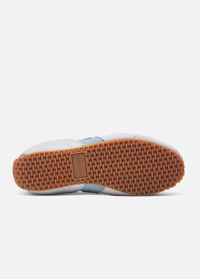 Axel Arigato Slow Runner Perforated Suede Sneakers In White