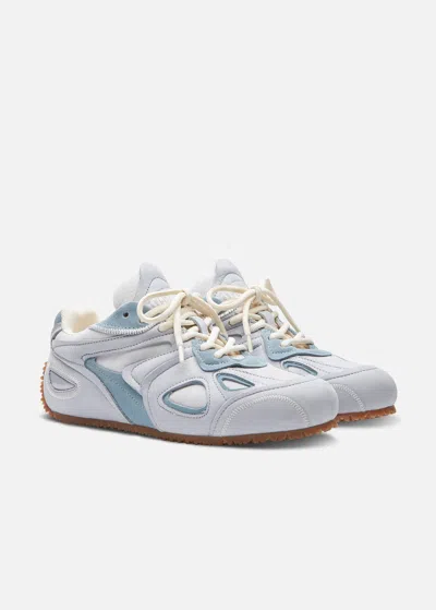 Axel Arigato Slow Runner Perforated Suede Sneakers In White