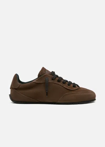 Axel Arigato Dark Brown Lace Up Sneakers In Multi