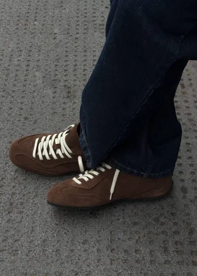 Axel Arigato Dark Brown Lace Up Sneakers In Multi
