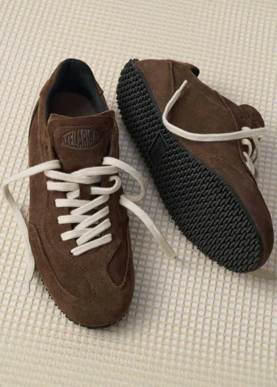Axel Arigato Dark Brown Lace Up Sneakers In Multi