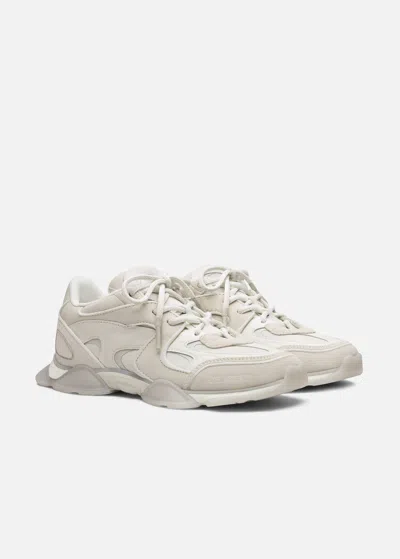 Axel Arigato Eris White Low Top Sneakers With Logo Patch On The Tongue In Leather And Fabric Woman