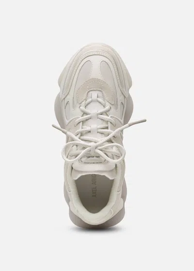 Axel Arigato Eris White Low Top Sneakers With Logo Patch On The Tongue In Leather And Fabric Woman