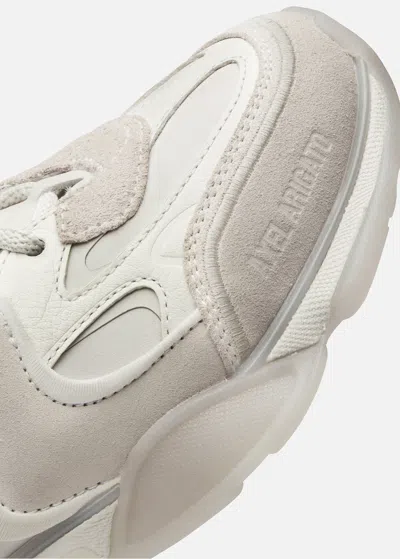 Axel Arigato Eris White Low Top Sneakers With Logo Patch On The Tongue In Leather And Fabric Woman