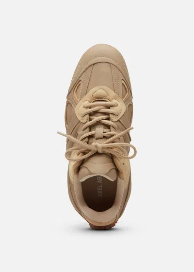 Axel Arigato Slow Runner Cutout Sneakers In Brown