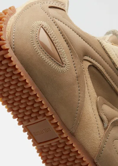 Axel Arigato Slow Runner Cutout Sneakers In Brown