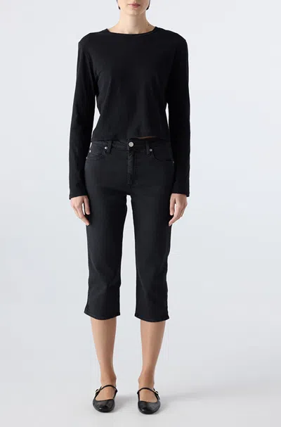 Amo Denim Billie Wide Straight Cropped Jeans In So Good