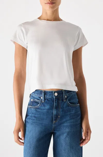 Amo Denim Baby Tee In White