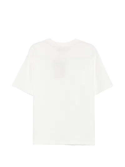 Evisu Logo-embroidered T-shirt In White