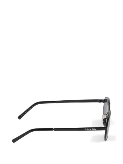 Prada Black Pr D53s Sunglasses In Black