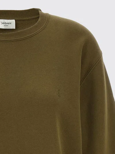 Saint Laurent 'cassandre' Sweatshirt In Green