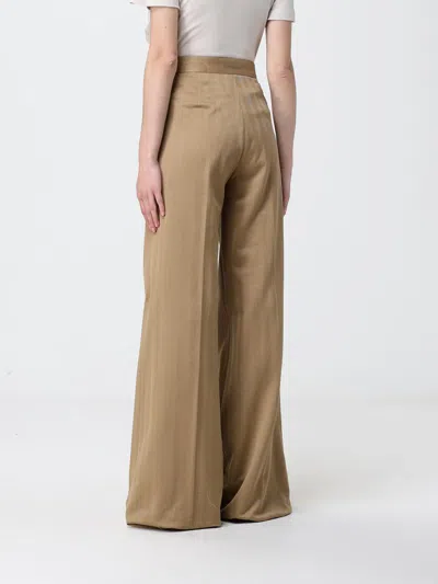 Max Mara Trousers In Gold