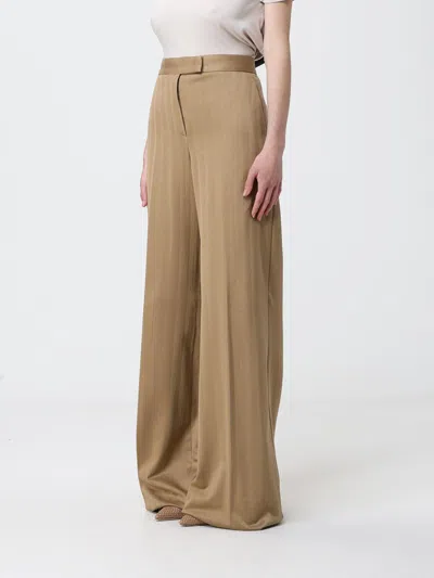 Max Mara Trousers In Gold