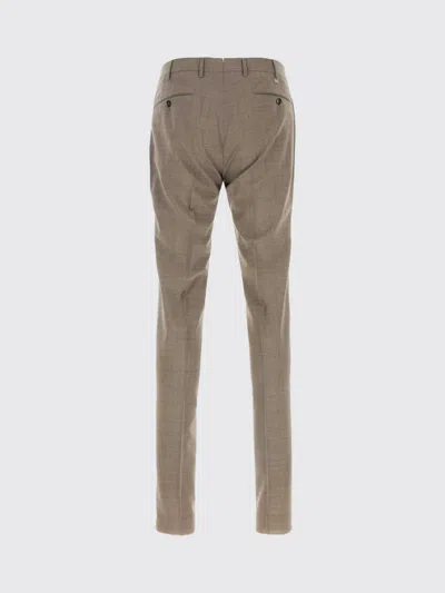 Pt Torino Stretch Virgin Wool Tailored Suit Pant In Gold