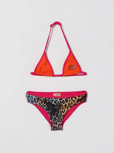 Diesel Miley Triangle Bikini In Red